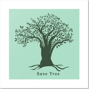 Save Tree Posters and Art